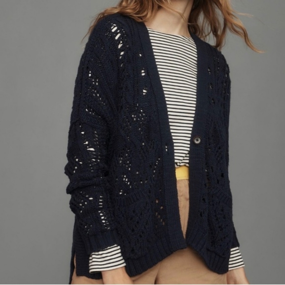 Pilcro Women's Open Stitch Cardigan Medium